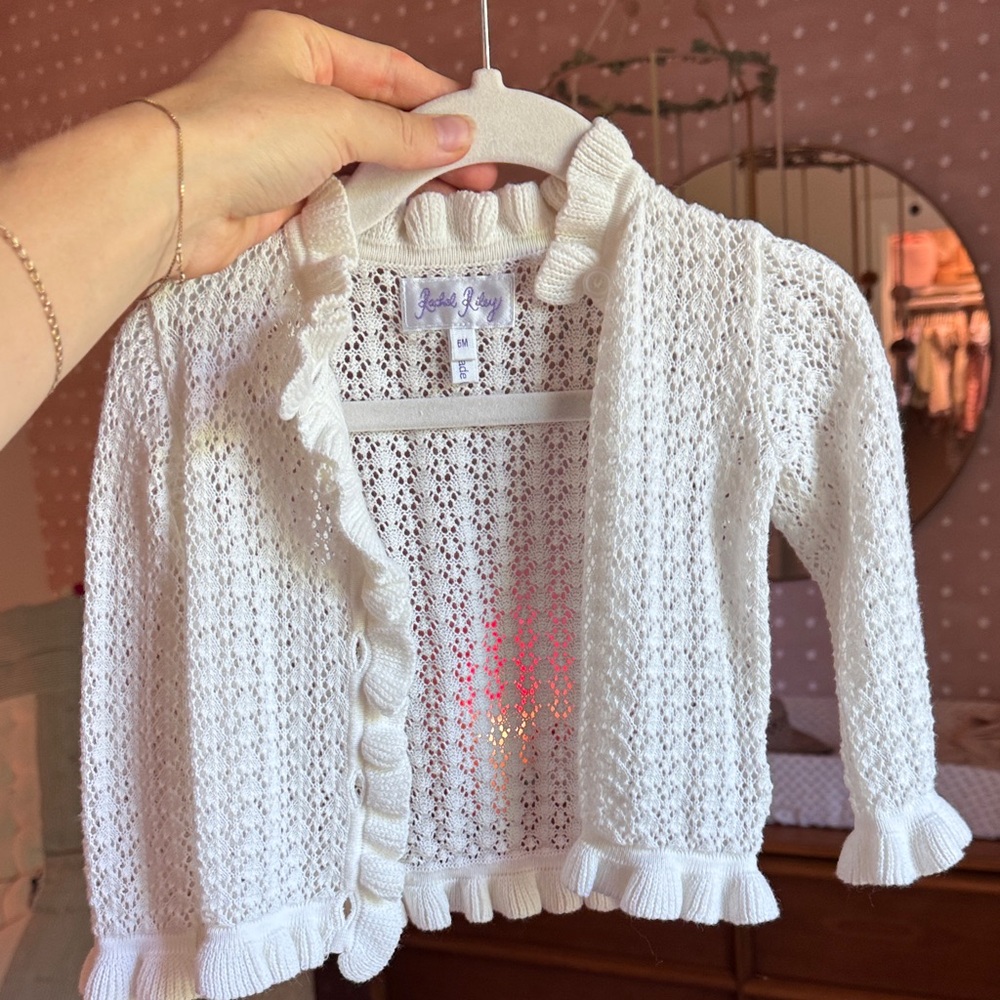 Rachel Riley Cream Cardigan - Picture 3 of 3